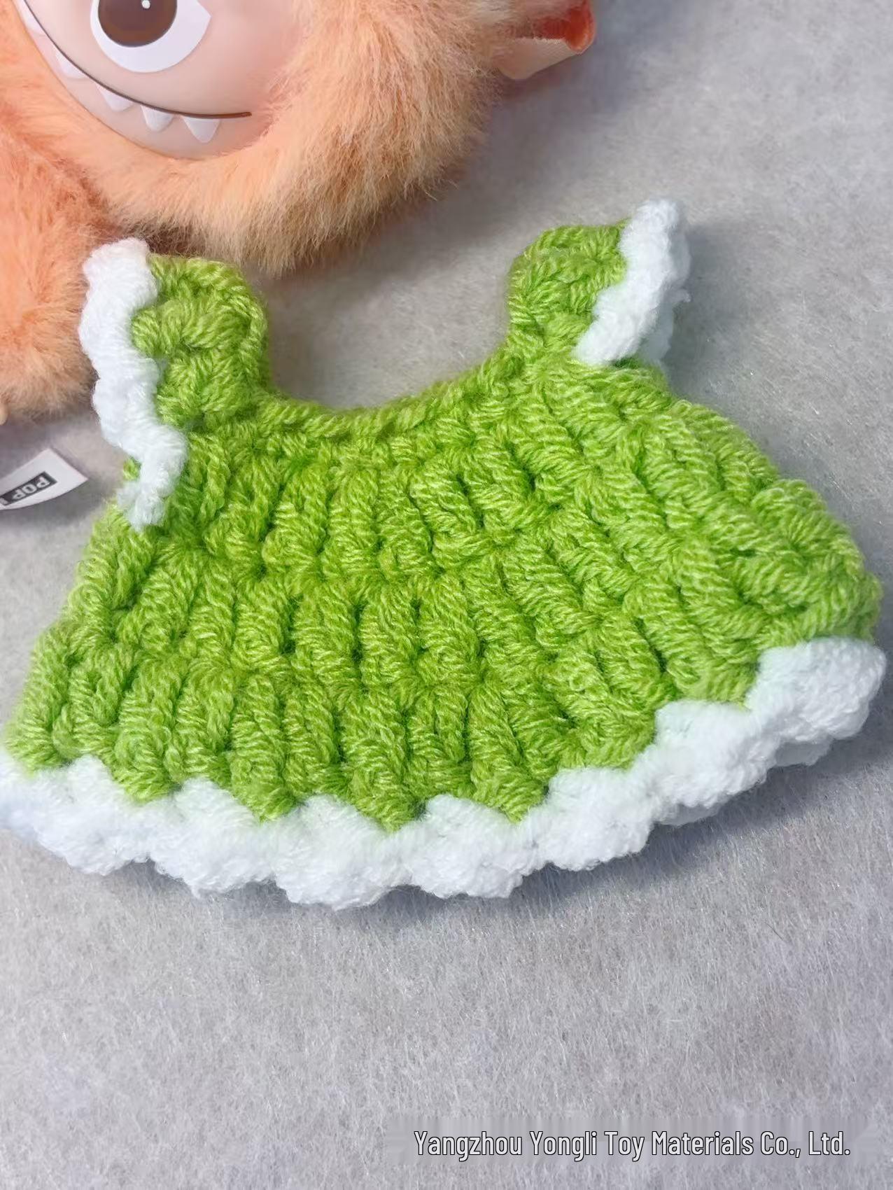 Introducing the New Labubu Christmas Sweater: Knitted Silicone Doll Apparel for First, Second, and Third Generation Abubu 3.0.