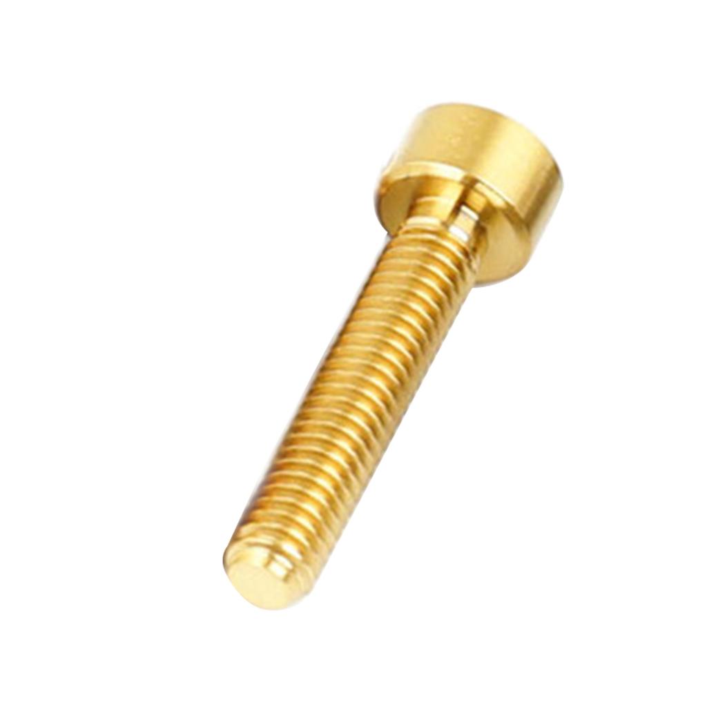 M4x13.5mm/M4x20mm Lightweight Bolt Rust resistant Bolt Colorful Bolt Titanium Alloy Bolts Durable for Fixed Handlebars