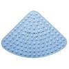 Bathroom Non-slip Mat, Strong Suction Cups Quick Drainage, 54x54cm Blue 1 Piece, Bathtub Anti-slip Mat