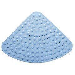 Bathroom Non-slip Mat, Strong Suction Cups Quick Drainage, 54x54cm Blue 1 Piece, Bathtub Anti-slip Mat