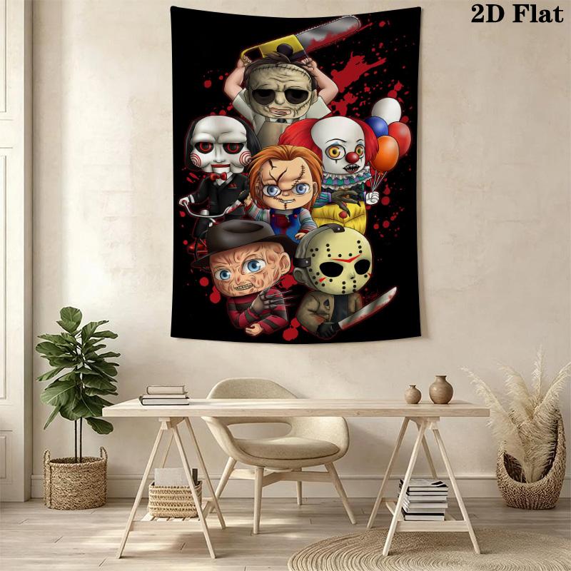 Cartoon villain Pattern Home Decor Tapestry, Wall Hanging, Decorative RV Wall Cloth.MGT0918351