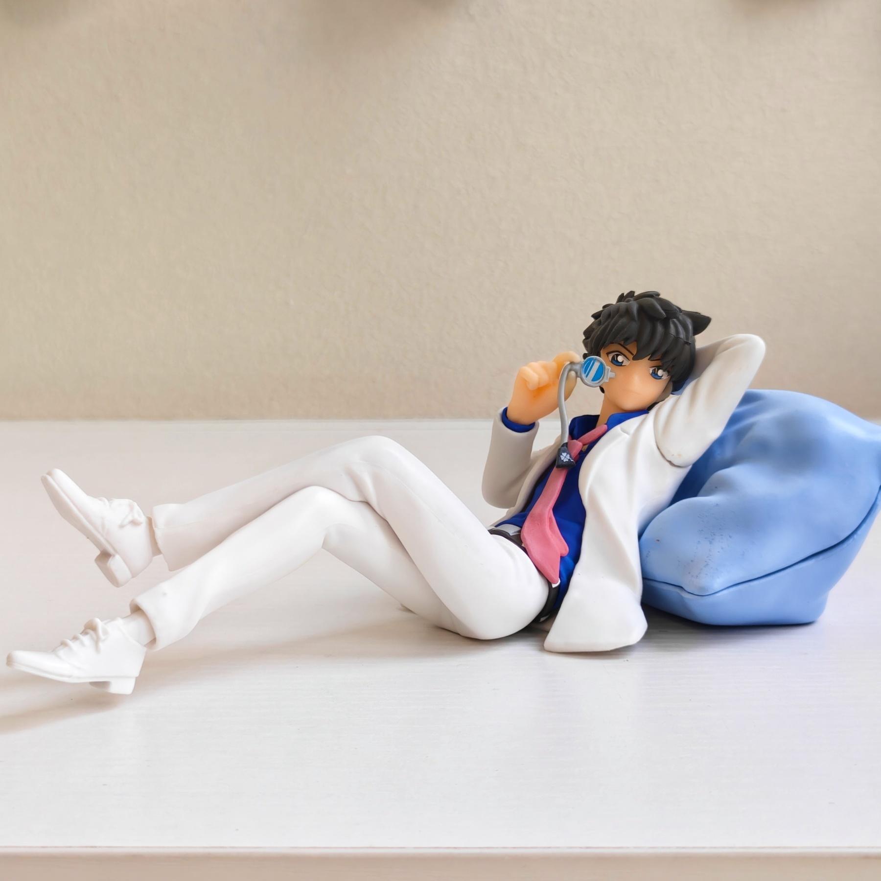 Detective Conan Sleeping Posture Action Edogawa Kuroba Kaito Figure Kawaii Anime Model Collectible Toys