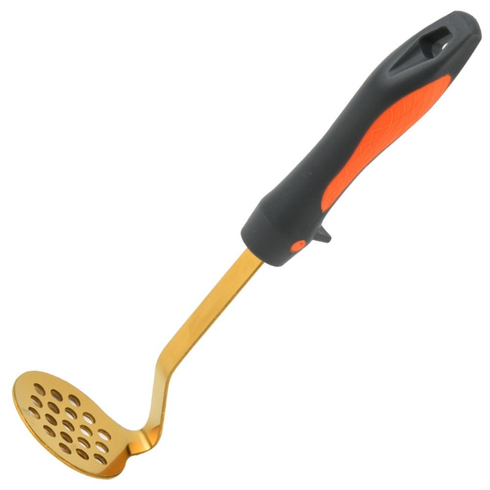 Heavy-Duty Stainless Steel Potato Masher 25*7.5cm Effortless Mashing For All Foods Kitchen Fruit & Vegetable Tools Cookware