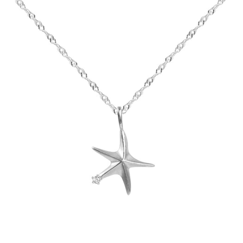 Eveningbell [silver925] Dancing Star Necklace (2color)