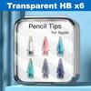 For Apple Pencil Tip Double Layer Soft Hard Pen Nib For Apple Pencil Pro/ 1st 2nd Generation USB C 2B HB iPad Pencil Accessories