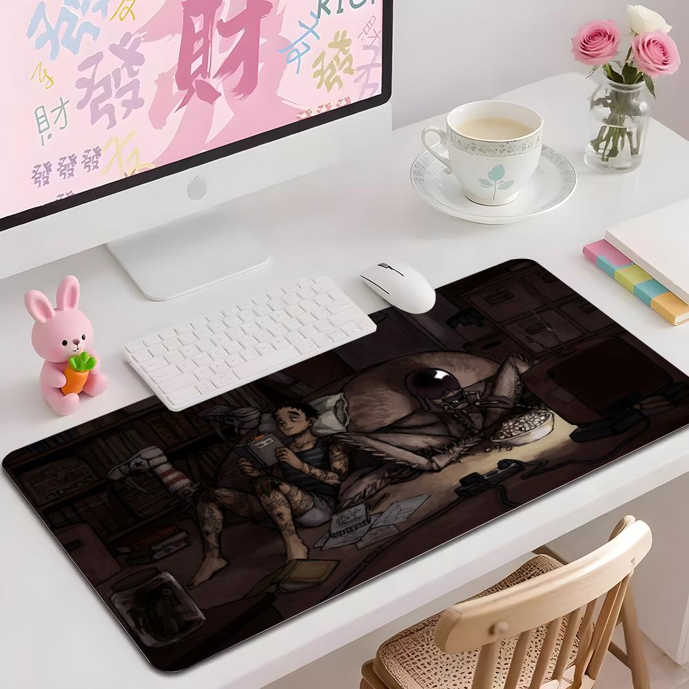 Tapis de Souris Anime Doroderodo Plusieurs Tailles Carré Large Tapis de Bureau Ordinateur Jeu Table Caoutchouc Antidérapant Tapis de Souris