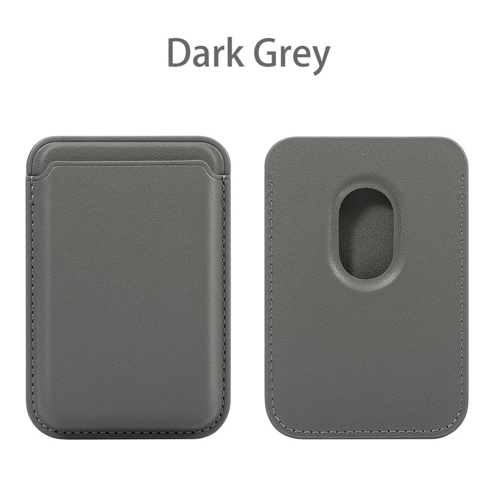 Carteira Magnética Universal de Couro MagSafe Porta-Cartões Bolso para Cartões com Fixação Forte para Iphone Samsung Xiaomi OPPO Motorola Google
