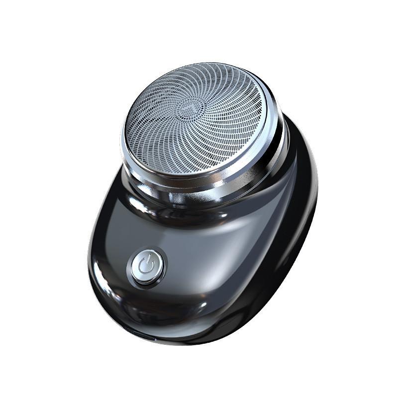 Portable Electric Shaver For Men Type-c Fast Charging Mini Size Travel-friendly Water Washable Sq-021 Black