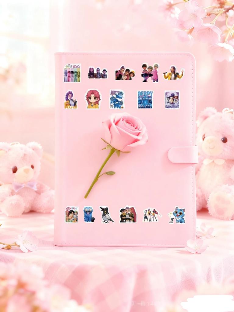 78pcs K-pop Witch Hunt Group PVC Stickers, Durable Material, Stylish Idol Prints for Journals, Phone Cases & DIY Crafts kawaii