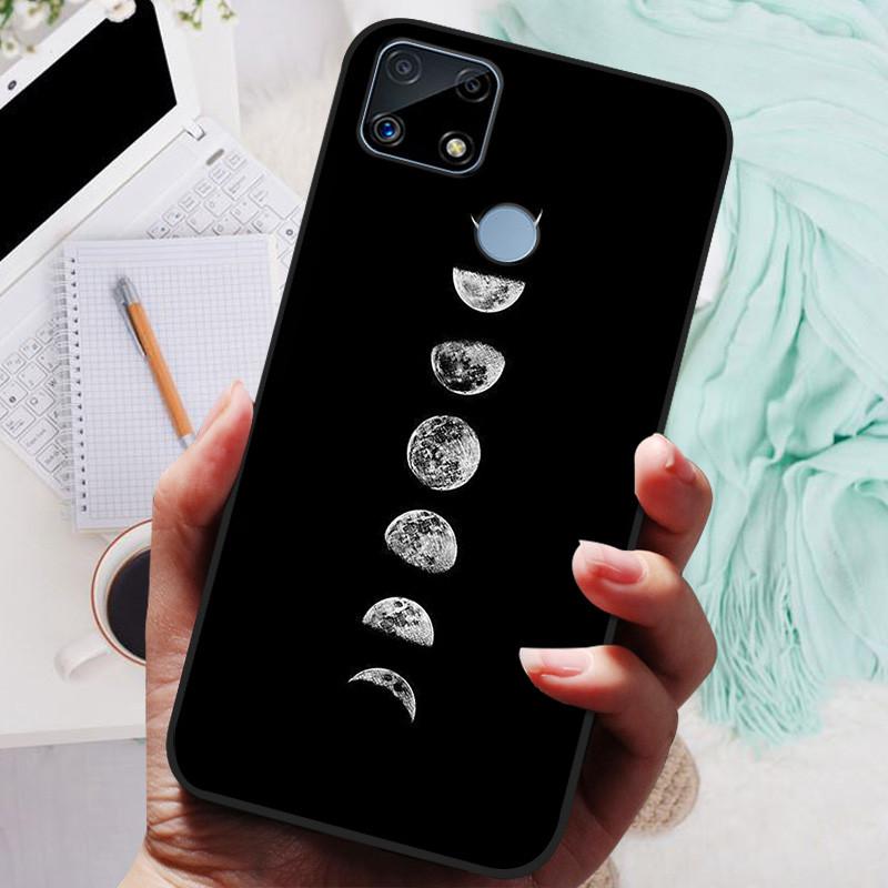 Pro Realme C25s pouzdro Soft TPU silikonový kryt na telefon pro OPPO Realme C25 pouzdro Bumper C25S RMX3195 C 25S nárazuvzdorný kryt Coque