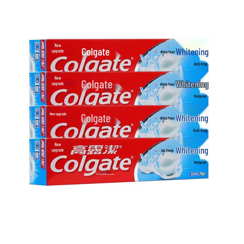Colgate Whitening & Cavity Protection Fresh Mint Toothpaste 4-Pack