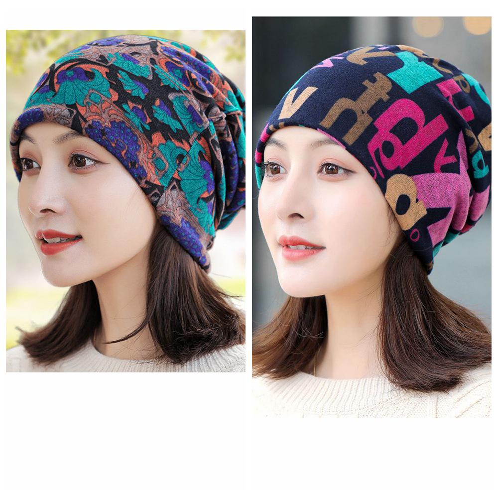Vielseitige koreanische Damenhüte für Herbst/Winter: Kopftuch, Baotou, Pullover, Halstuch, Print, Flor und Ohrenschutz