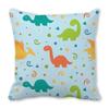 Office Sofa Car Cushion Cover Luxury Home Decoration Pillow Cover Cute Cartoon Little Dinosaur Animal Pattern