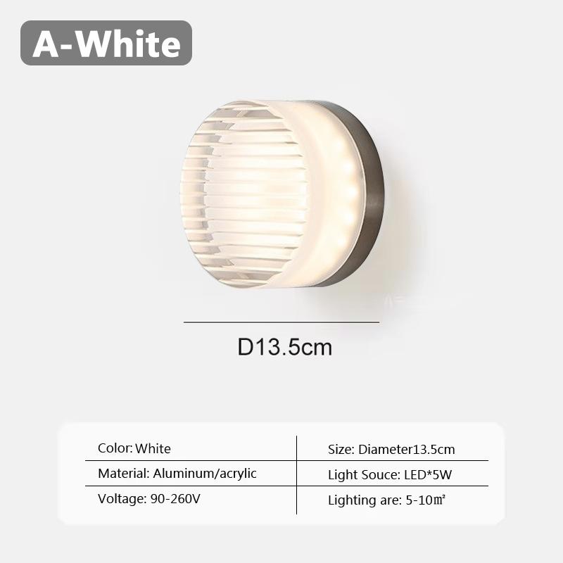 

Светодиодные потолочные светильники Nordic Минималистский балкон Спальня Вход Светильник Внутреннее освещение Стеклянный потолочный светильник