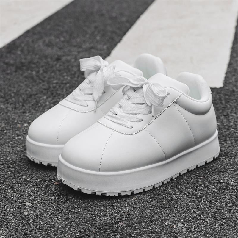 

Foreign trade 2025 new men s niche bread shoes trendy men s shoes versatile casual board shoes men s Y10 39 белый