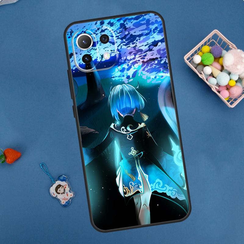Genshin Impact Xingqiu Case For Xiaomi 14T Pro 13T 11T 12T 13 14 15 Ultra POCO X7 Pro X3 X5 X6 F5 F6 M6 Pro Cover