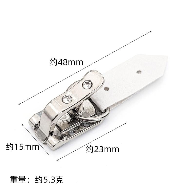 4pcs/Set High-Grade Metal Buttons Ladies Mink Fur Coat Duckbill Diamond Buttons Buckles Concealed Buckle Invisible Button