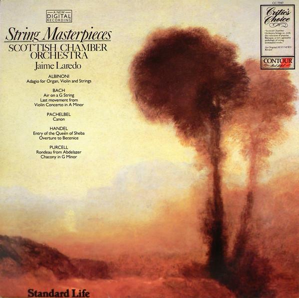 

LP Record SCOTTISH CHAMBER ORCHESTRA , JAIME - String Masterpieces CC7597 Contour Red Lab 1983 UK Classical Used