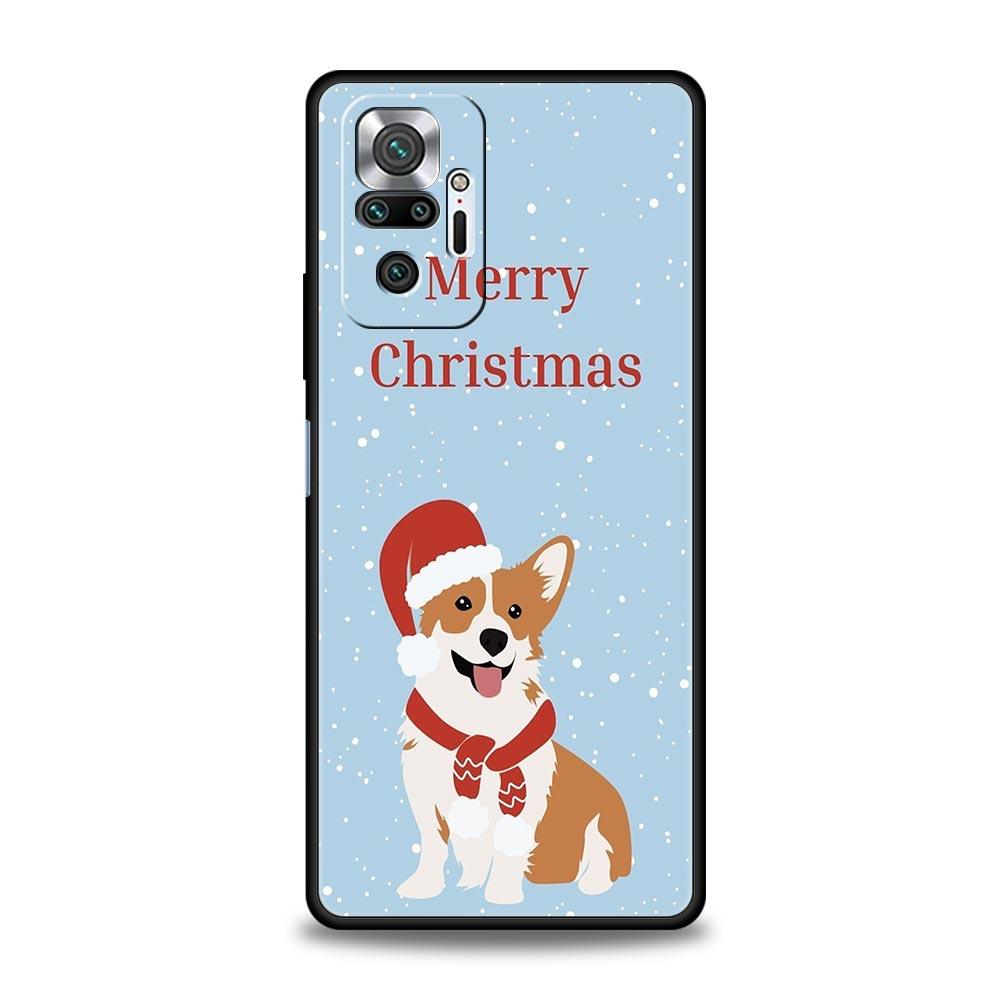 Cute Corgi Dog Phone Case Cover for Redmi 14C 10C Note 15 14 13 12 10 11 K40 Pro Plus 5G Shockproof Soft TPU Shell Fundas Capas