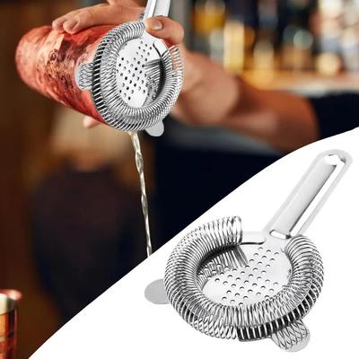 Mixed Drink Cocktail Strainer Shaker Non Slip Wine Cup Ice Filter  Bar Accessorie Tools