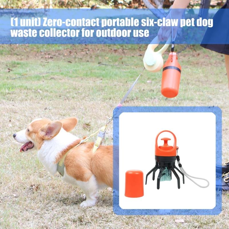 Convenient Pet Poop Scooper Keep Hand Clean And Environment Grip Style For Easy Use for Neighborhoods