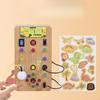 Busy Board Toddlers Early Educational Lights Switch Toy Preschool Learning Sensory Activity