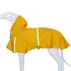 Large Dog Hooded Raincoat with Reflective Strips - Waterproof and Windproof