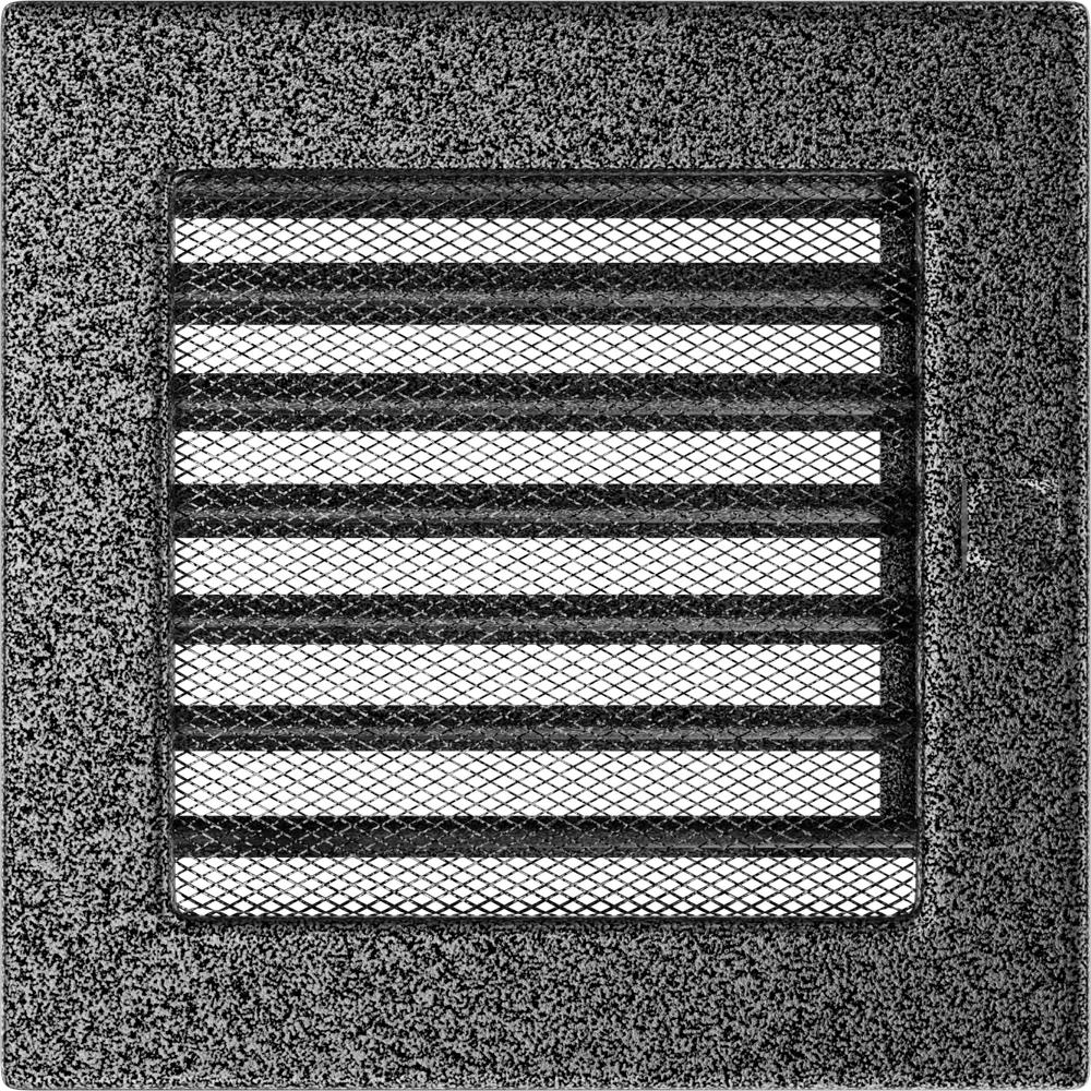 Vent Cover 17x17 black and silver with blinds