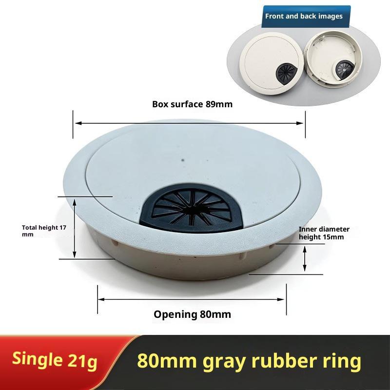 Desk Cable Grommets Eco-friendly Material Durable Multiple Styles Easy Install for Home Office Desk