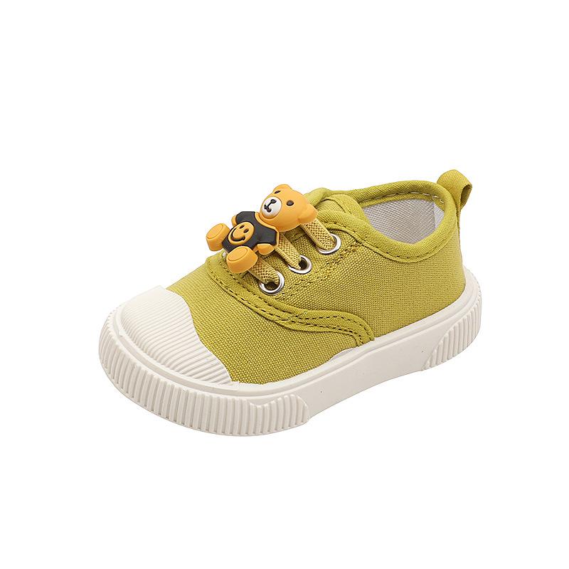 Solid Soft Sole Baby Slip-On Canvas Shoes for Boys and Girls, Super Soft First Walker Shoes for Spring and Autumn.