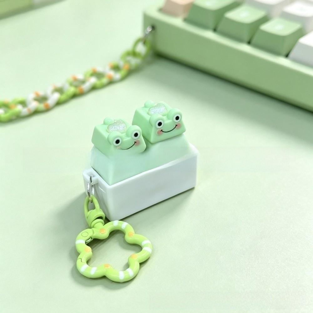 Cheese Stress Relief Clicker Finger Button Fidget Keychain Anti-stress Toy Pendant  Bag Charms