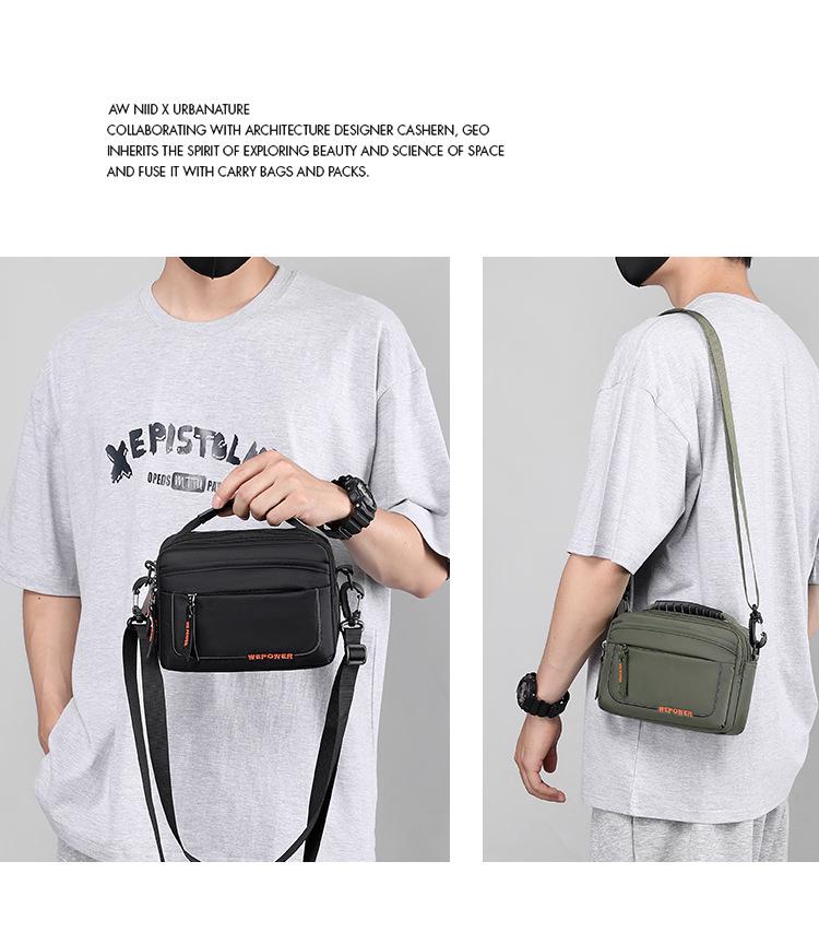 Men's Water-Resistant Outdoor Crossbody Shoulder Bag