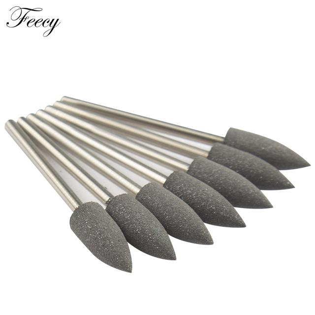 

7 шт. фрезы для маникюра силиконовые сверла для ногтей для маникюрной машины фрезы для удаления гель-лака буферные файлы