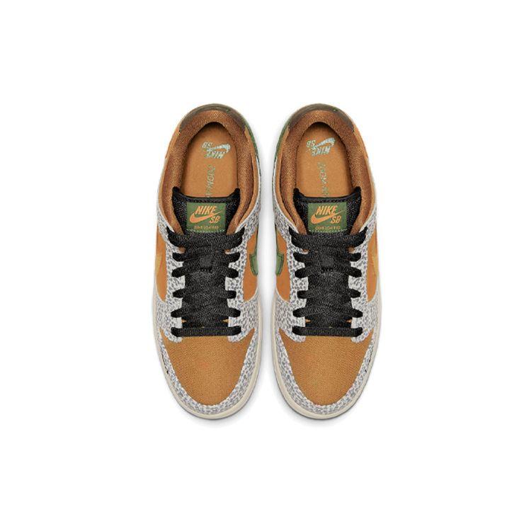 Nike Dunk Low Pro SB Safari Unisex Sneakers Grey Neutral-Grey Kumquat CD2563-002