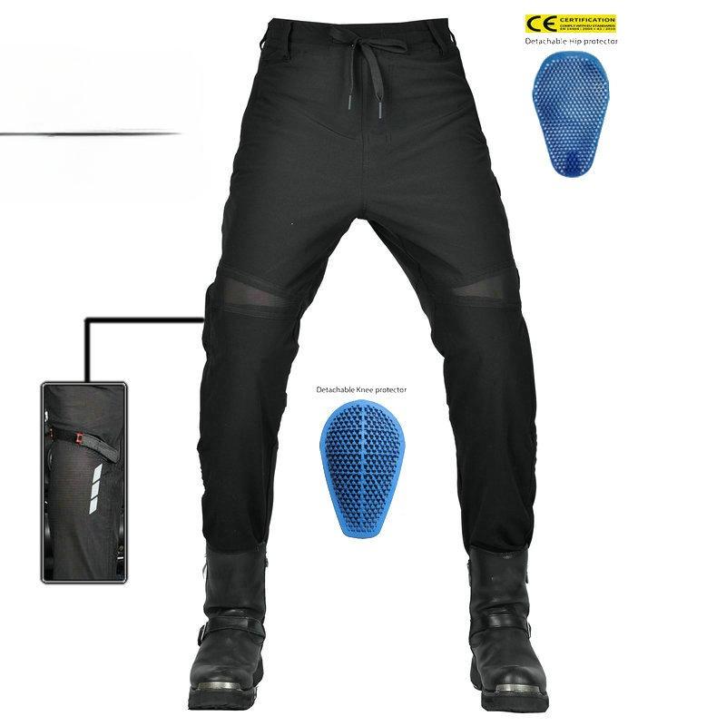 Новый продукт Мотоциклетные летние брюки для езды мужские и женские с вентиляцией двухсторонние дышащие ветрозащитные теплые противоударные мотоциклетные комбинезоны XS