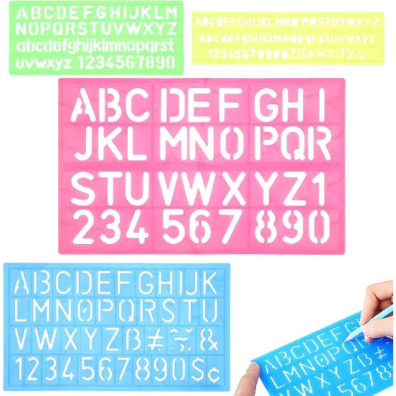 

Шаблоны алфавита из букв и цифр, Пластиковый многоразовый трафарет для букв, Трафареты для рисования и раскрашивания букв и цифр алфавита, Линейка для скрапбукинга DIY