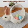 Handmade Woven Ear Flower Basket, Fruit Basket, Creative Storage Basket