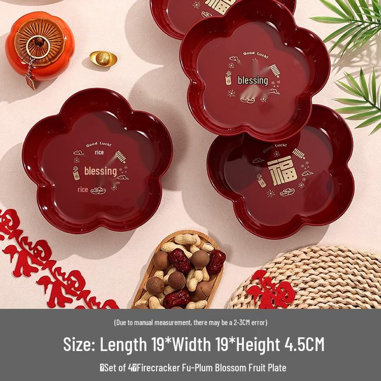 Housewarming Joy: New Home Fruit Plate Ornament for Moving-In Celebrations