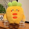 Cute Garlic Eggplant Vegetable Plush Toy With Embroidered Design Gift For