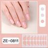 French Tip Nail Sticker Glittering Nails Polish Stickers Flowers Gels Nail Strips Nail Art Decortions Manicures Supplies