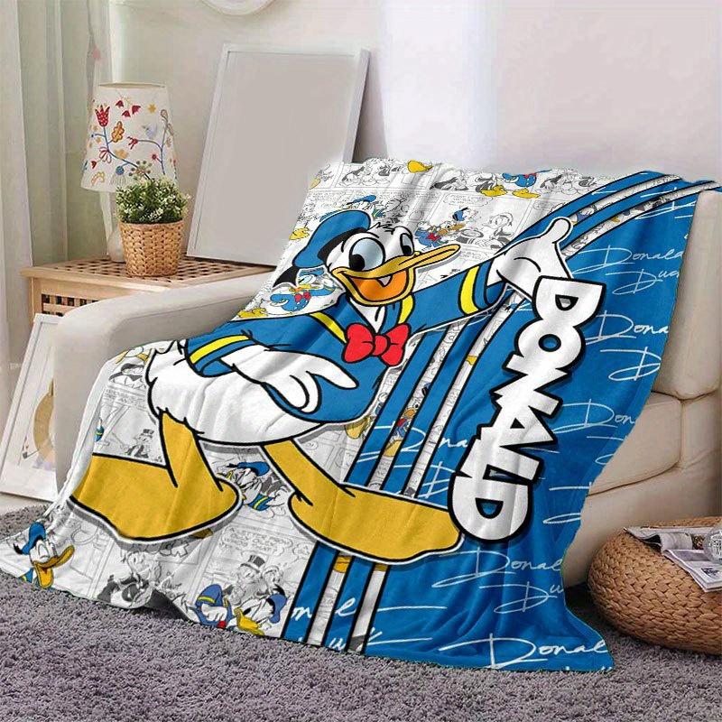 

Donald Duck Blanket Ultra-Soft, Warm, Cozy Throw for Living Room, Sofa, Four Seasons Travel Accessory Cute Cartoon Character Home Decoration 80x120cm