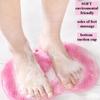 2PCS Multifunctional Non-Slip Bath Mat with Foot & Back Scrubbing, Dead Skin Removal, and Large Suction Cups
