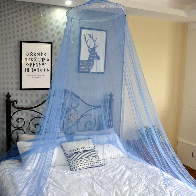 Sexy Mosquito Net Four Door King/Queen Double Size Single Bed Prevent Insect Outdoor Square Grace White Canopy Net Bug Net