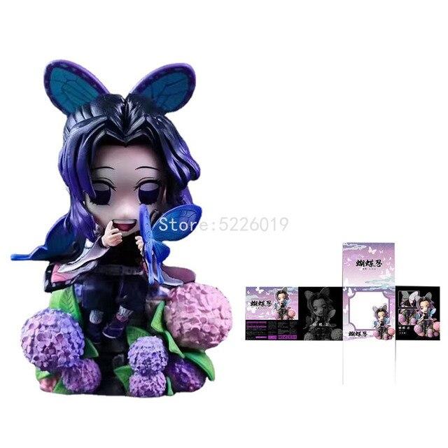 16cm Demon Slayer Anime Figure Show Hand Kochou Shinobu Action Figure Rengoku Kyoujurou Kimetsu No Yaiba Figurine Model Doll Toy