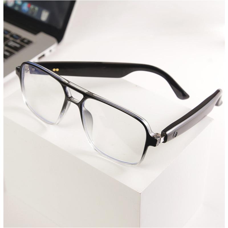 Smart glasses Bluetooth audio glasses double beam color changing glasses anti blue light listening to music making calls anti UV sunglasses
