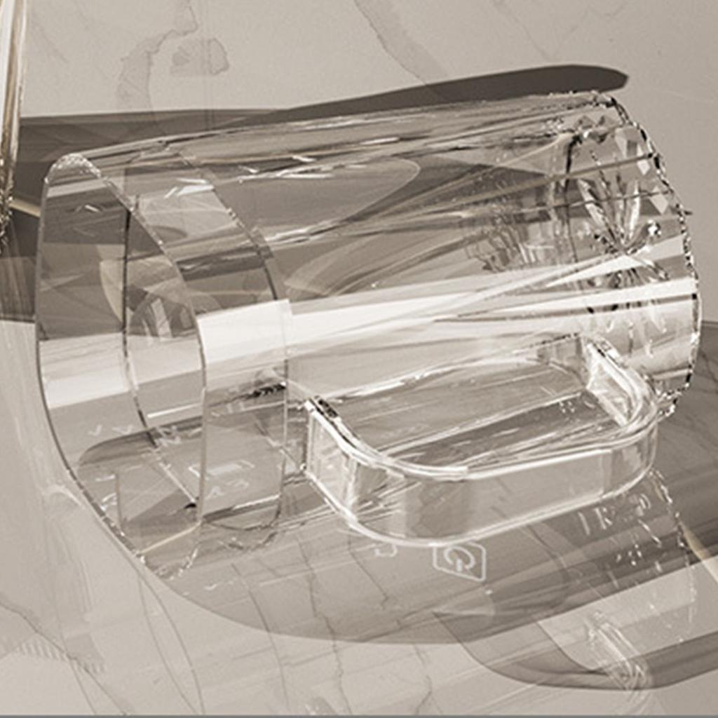 Plastic Mouthwash Cup Multipurpose Light Luxury Stylish Reusable Lightweight Portable Toothbrush Cup for Home Travel