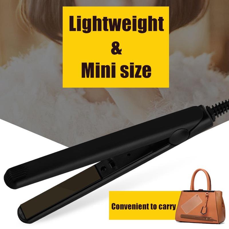 Glätteisen Glattes Haar Lockiges Haar Haarglättung Thermostat 2-IN-1
