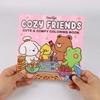 New Cozy Atmosphere Relaxing Coloring Book for Adults and Teens Bold Easy-to-follow Patterns and Girl Moments