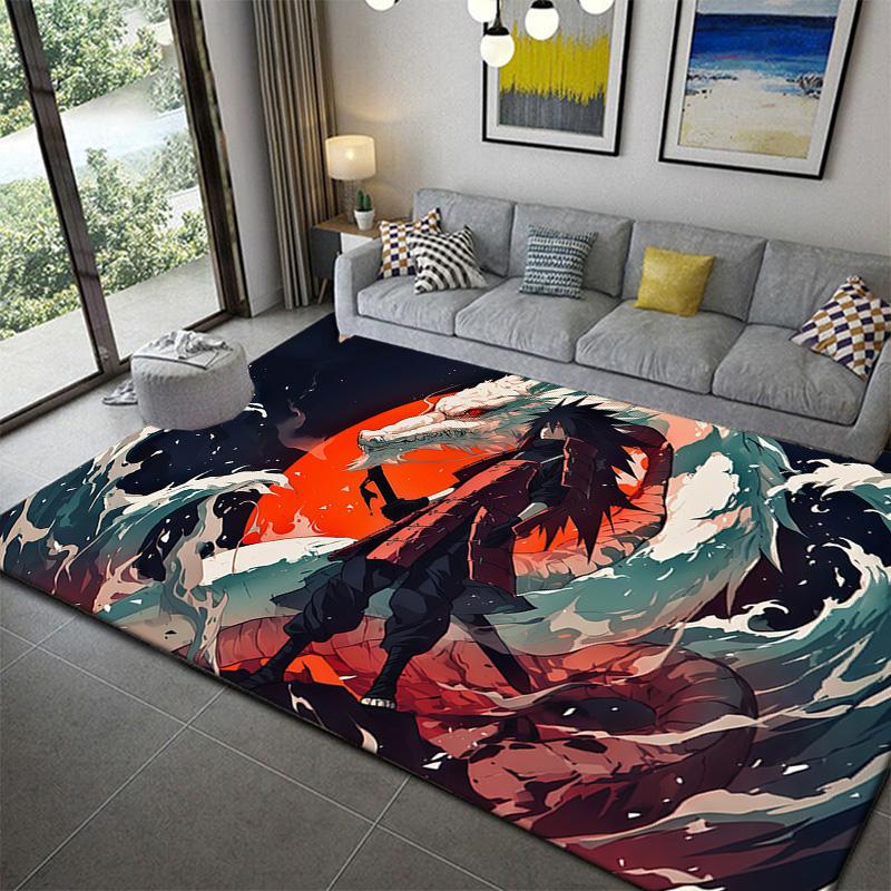 Naruto Ninja Technique Symbol Rug Soft Washable Non-Slip Carpet for Home Decor
