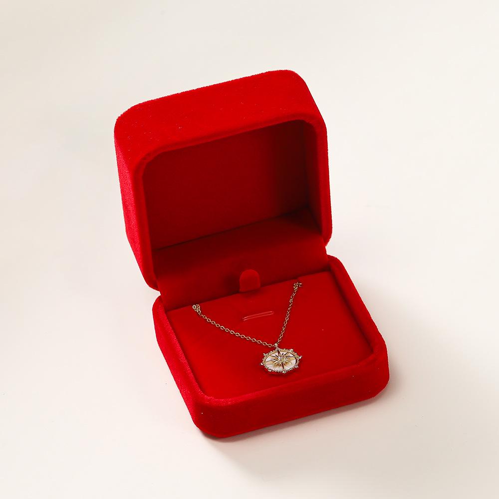 Rounded Flannel Jewelry Box for Rings, Earrings, Pendants, Bracelets, Bangles, and DIY Packaging.